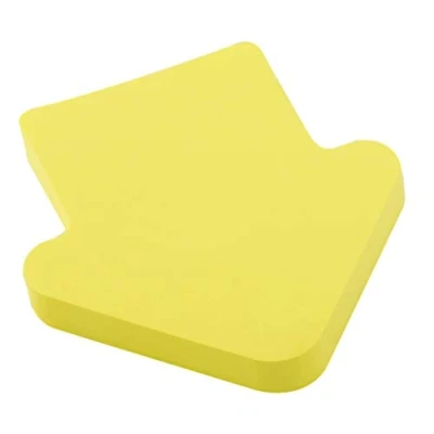 Image of D.RECT Sticky Notes Arrow Pack of 100 Sheets 75x75mm, Yellow, 110512