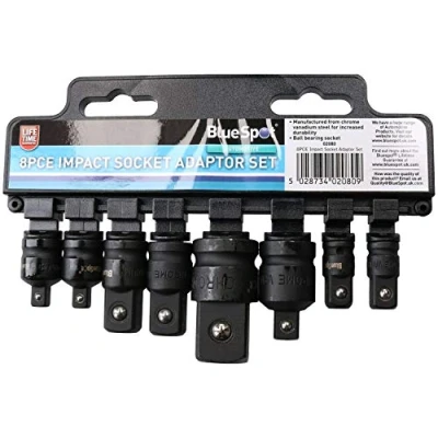 Image of Impact Impacted Socket Adapter Adaptor Step Up Reducers 1/4&quot; 3/4 Drive 8pc