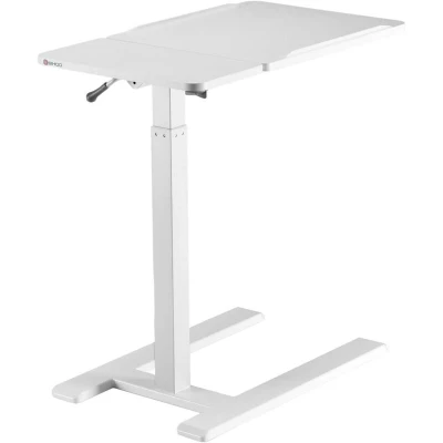 Image of SIHOO D01 Overbed Table Height &amp; Tilt Adjustable, Laptop Standing Desk with Wheels for Hospital Home Use
