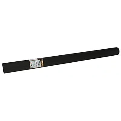 Image of Disposable tablecloth in embossed paper Unique, aesthetic and deep embossing Roll 20 M long 1.18 wide Made France Black