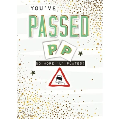 Image of You&#039;ve Passed Your Driving Test Greeting Card Second Nature Just To Say Cards JT195