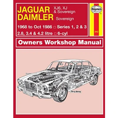 Image of Jaguar XJ6, XJ &amp; Sovereign; Daimler Sovereign (68 Oct 86) Haynes Repair Manual