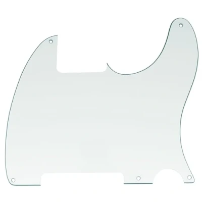 Image of Musiclily 5 Hole Tele Pickguard Blank for Fender USA/Mexican Telecaster Esquire Guitar, 3Ply Parchment