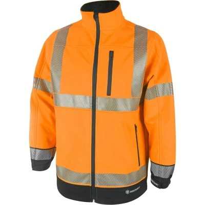 Image of Hivis Two Tone Softshell Orange / Black XXL