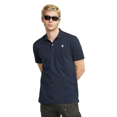 Image of G Star Dunda SLIM Polo shirt, Men&#039;s, Size: XS, Blue
