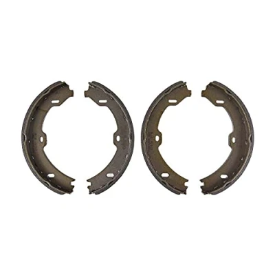 Image of 2304200320, 2304200320S1, A2304200320, A2304200320S1 Handbrake Shoes BLUE PRINT ADBP410040 Rear Axle MERCEDES BENZ: E Class Saloon, SL Convertible