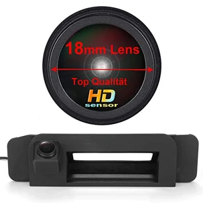 Image of Reversing Camera Integrated in Trunk Handle Rear View Backup Replacement for Mercedes GLK Class X204 GLK300 GLA200 GLK200 GLK260 ML350 A180 A200 A260 W166 W176 X166 (No.LS8014 Size=214*52mm)