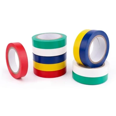 Image of Amazon Basics Electrical Tape, 1/2 inch by 6.66 yard, Multi Color, 10 Pack, Great for General Home&amp;DIY, Automotive, Electrical, Labeling and Craft Project (Previously AmazonCommercial brand)