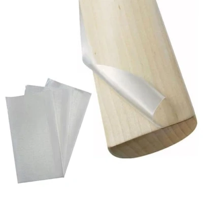 Image of ND Clear Anti Scuff Cricket Bat Reinforced Edge Sheet Safety Tape Protection Durable Quality (Pack Of 3)