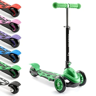 Image of ToyStar Cruise 3 Wheel Tri Scooter, Easy Folding System, Height Adjustable Handlebars, Tilt To Turn Steering, Kids Aged 3+ Years