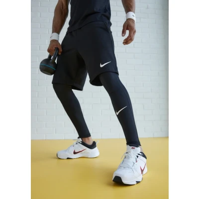 Image of NIKE Performance Defyallday Training shoe, Size: 11, White/black/medium brown/particle grey Imitation leather/ textile