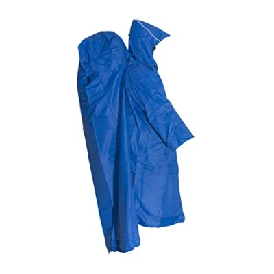 Image of LOWLAND OUTDOOR Backpack Rain Poncho, Blue, M