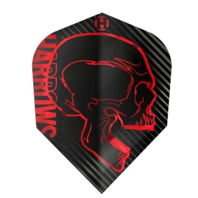 Image of Harrows Rage Red NO6 Dart Flights