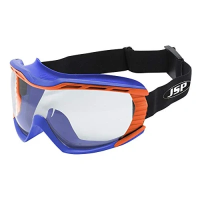 Image of Stealth 9100 Safety Goggle Blue / Orange N Rated (JSP AGS020 54N 800)