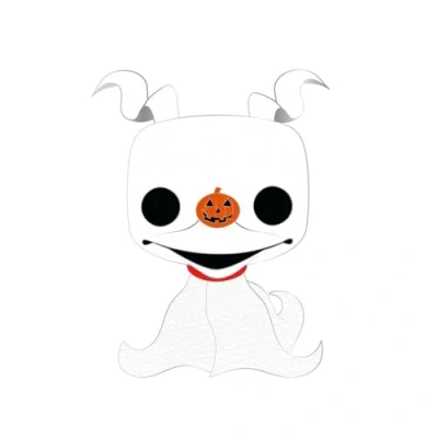 Image of Funko Pop! Large Enamel Pin Disney: the Nightmare Before Christmas Zero Pins Cute Collectable Novelty Brooch for Backpacks &amp; Bags