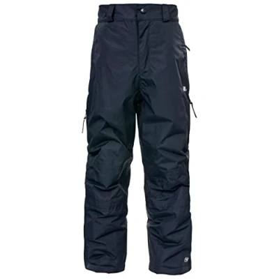 Image of Trespass Men&#039;s Kids Marvelous Ski Pants Black 9 10 Years, Black, Size UK