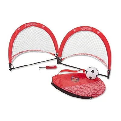 Image of Arsenal F.C. 100% Official Merchandise (.Skills Goal Set and one E Deals Red Foam Football)
