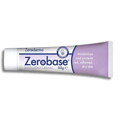 Image of Zeroderma Zerobase Emollient Cream 50g, Softens Moisturises And Protects Dry Skin, Helps Restore The Skin Barrier