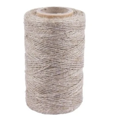 Image of Biowin Browin 310203 Linen String for Meat Tying (240C) 70 m, flax, Grey, Normal