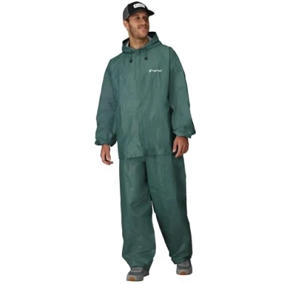 Image of FROGG TOGGS Men&#039;s Ultra Lite2 Waterproof Breathable Rain Suit, Khaki, Large, UL12104