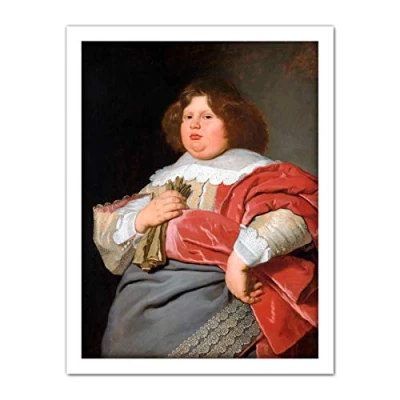 Image of Artery8 Helst Portrait Gerard Andriesz Bicker Painting Artwork Framed Wall Art Print 18X24 Inch