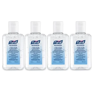 Image of PURELL 100ml pack of 4 Hand Sanitiser bottles