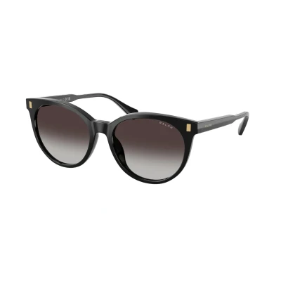 Image of Ralph Lauren Woman RA5331U 50018G Sunglasses Acetate Black Grey Pantos Normal Shaded