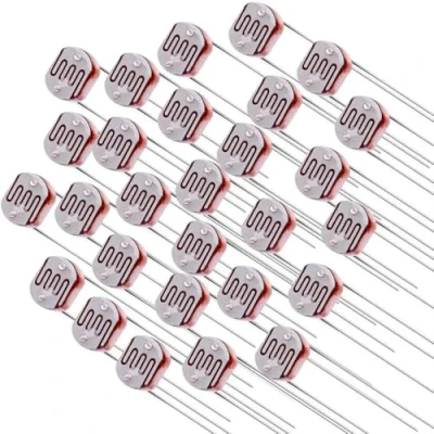 Image of DollaTek 100Pcs 5516 Photoresistor LDR CDS 5mm Light Dependent Resistor Sensor