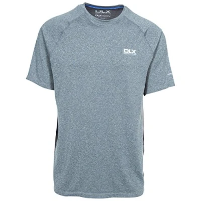 Image of Trespass Men&#039;s Renold Quick Dry Antibacterial T Shirt Grey Marl, X Small