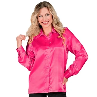 Image of Widmann 22071 Bluse Satin Blouse, Solid, Orange, S