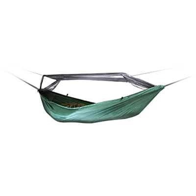Image of DD Hammocks Travel Hammock/Bivi Insect Proof Camping Hammock And Ground Shelter Multi Use With Fine Bug Mesh For Hiking Adventure Olive Green