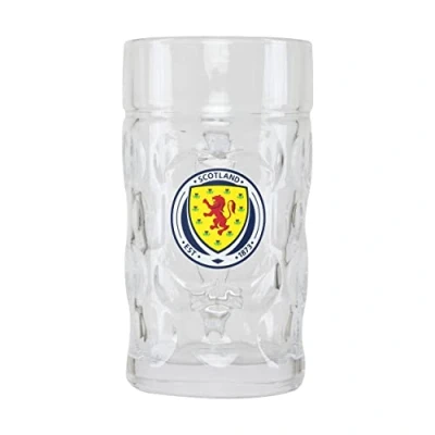Image of FOCO Official Scotland Football Dimple Stein Glass 1000ml