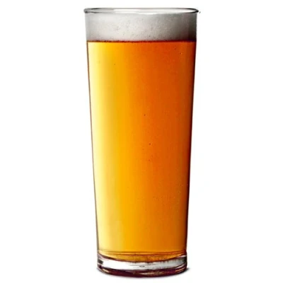 Image of Elite Premium Polycarbonate Pint Tumblers CE 20oz / 568ml Set of 4 Plastic Reusable Tumblers, Virtually Unbreakable Ideal for Parties, Outdoors &amp; Event Catering