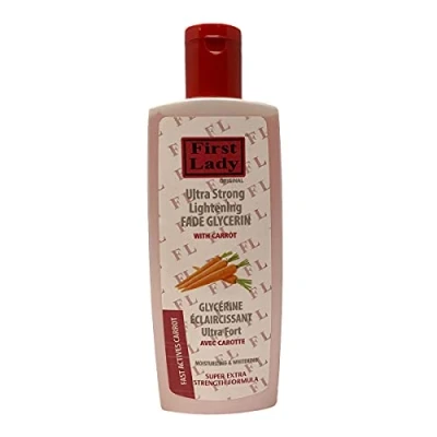 Image of First Lady Ultra Strong Skin Lightening Fade Glycerin 200ml with Carrot oil