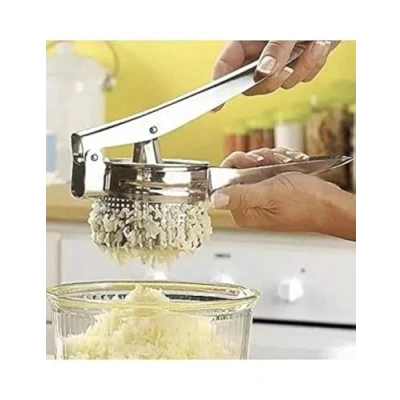 Image of New Stainless Steel Hand Held Potato Ricer Masher Fruit Vegetable Juicer Puree