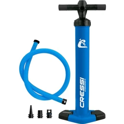 Image of Cressi Welter High Pressure Inflation Hand Pump Blue