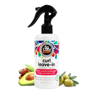 Image of SoCozy Boing Curl Leave in Conditioner Spray for Kids Sweat Pea 8 fl. oz.