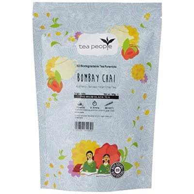 Image of Tea People Bombay Chai 50 Pyramid Refill Pack