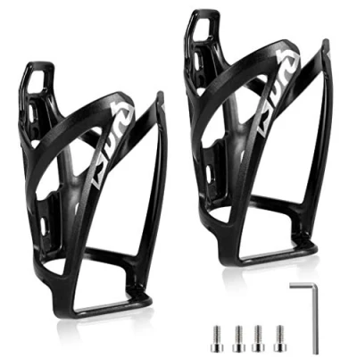 Image of QINIFIFY Bike Water Bottle Cage, 2 Pack Lightweight Holder Strong Bicycle Drink Cup Holders Cycling Kettle for Road, Mountain and Kids Bikes