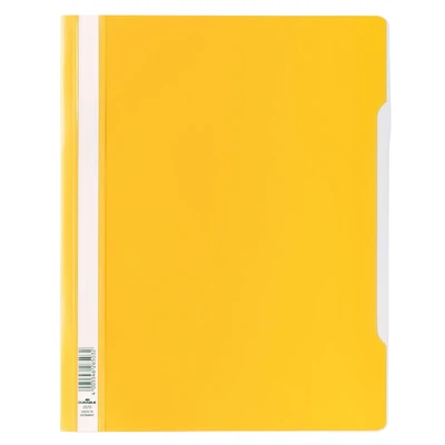Image of Durable 257004 Loose Leaf binder with Transparent Cover, Extra Wide, 50 Pieces, Yellow