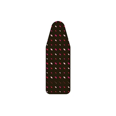 Image of Laurastar Universalcover Lips, Universal Ironing Board Cover, 131cm x 55cm, 100% Cotton, Practical Clip, Adjustable, High Comfort Thickness, Machine Washable, Unique Design