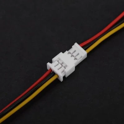 Image of 20Pcs 1.25MM Male Female Connector Plug JST Angle Connectors with Wires Cables (3 Pin)