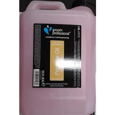 Image of GROOM PROFESSIONAL Evening Primrose Oil Dog Shampoo Soothing &amp; Nourishing For Dry Itchy Skin Gentle Sensitive Reduces Itching Deep Cleansing, Fresh Scent All Dogs Puppies, 4L