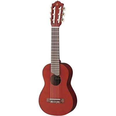 Image of Yamaha Acoustic Guitalele, GL1 a hybrid between guitar and ukulele (70 cm) with 6 Strings (3 nylon/3 metal wound, commonly known as nylon string set) Fitted Gigbag Persimmon Brown