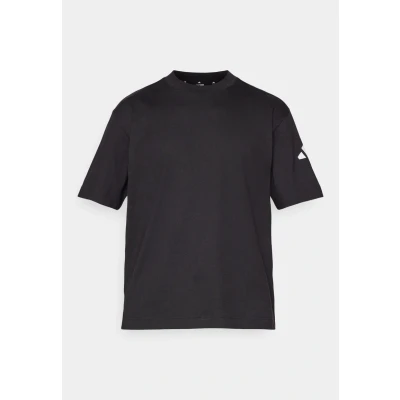 Image of adidas Sportswear Essentials Three BAR Basic Tshirt, Men&#039;s, Size: XS, Black/white