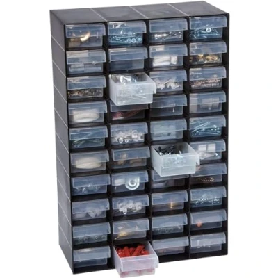 Image of HOMION Multi Drawer Storage Cabinet For Home Garage or Shed Plastic (40 DRAWER)