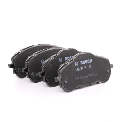 Image of 1610428780, 1612886480, 1647860280, 1678168180 Brake pad set BOSCH 0 986 494 714 Low Metallic with anti squeak plate, mounting manual