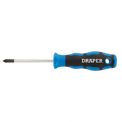 Image of Draper Soft Grip Cross Slot Screwdriver, No.1 x 75mm