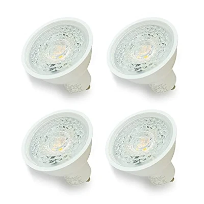 Image of Sweier GU10 LED Bulbs Warm White 3000K 5W Energy Saving Light Bulb Equivalent to 50W Halogen, 38 Beam Angle 240V Spot Bulbs, 430LM Spotlight, Pack of 4 Non Dimmable.