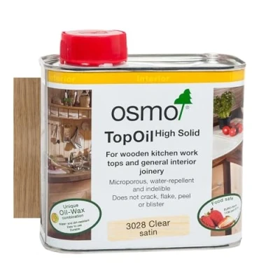 Image of Osmo 3028 0.5 Litre Top Oil Clear Satin